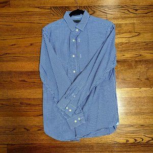 Banana Republic Blue Gingham Shirt